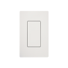 Placa ciega de pared color blanco