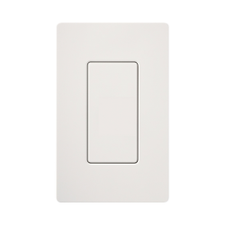 Placa ciega de pared color blanco Snow