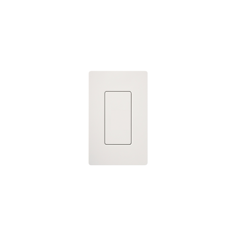 Placa ciega de pared color blanco Snow