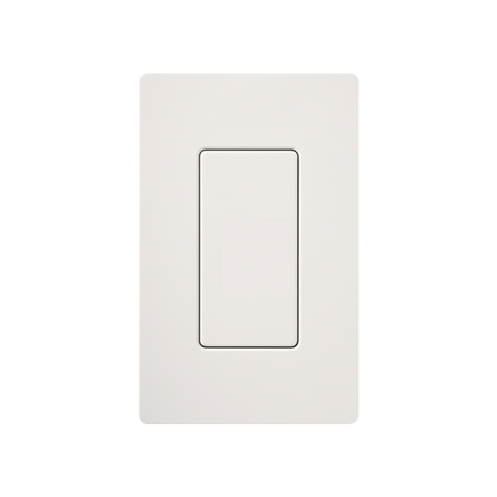 Placa ciega de pared color blanco Snow
