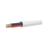 Bobina de 100 Metros (328.08 Pies) de Cable Multifilar / CCA / 4 x 22 AWG / Color Blanco / PVC / CCAM / Uso en Interior / Aplica