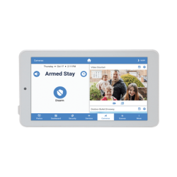 ALULA - Touchpad Slimline para Panel ALULA / Pantalla 7'' Android / Control Local de Seguridad / Montaje en Pared y Escritorio /