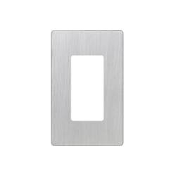 Tapa Color Metálico para interruptor o dimmer Lutron, 1 gang, limpio y moderno