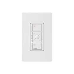 (Caseta Wireless) Control de velocidad inalámbrico para ventilador de techo, un solo polo.