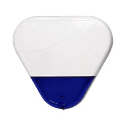 ALULA - Sirena Inalámbrica para Exterior / Volumen Sonoro 100 dBA / Vida Útil Batería 2-5 años / Alimentación AC Opcional /