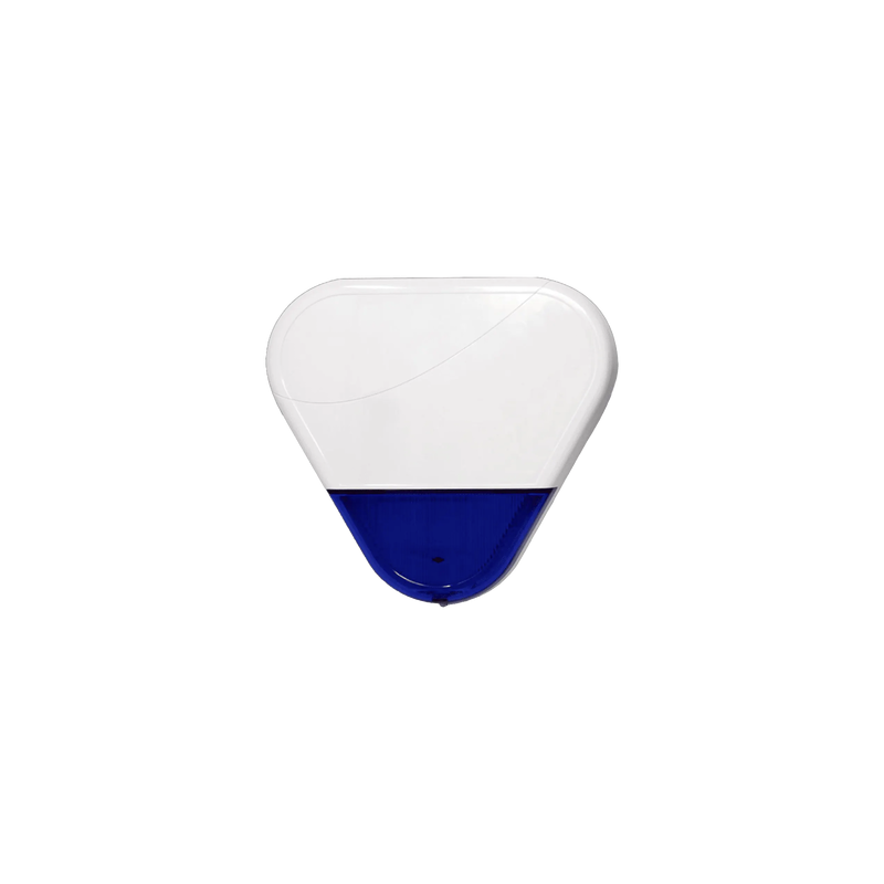 ALULA - Sirena Inalámbrica para Exterior / Volumen Sonoro 100 dBA / Vida Útil Batería 2-5 años / Alimentación AC Opcional /