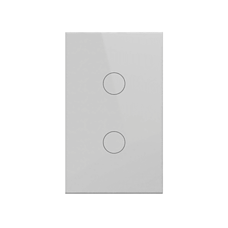 (ZigBee) Apagador switch inalámbrico ZigBee . Cable Neutro Opcional, control de 2 regresos de carga, 110V