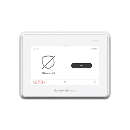 Sistema de Alarma con Pantalla Touch de 7" Compatible con sensores Inalambricos DSC, Bosh, 2GIG,ITI y Serie 5800 agregando el mo