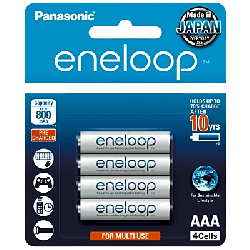 Batería Recargable AAA 1.2V ENELOOP / Ni-HM / Paquete de 4 Baterías