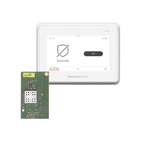 Sistema de Alarma con Pantalla Touch de 7" Compatible con sensores Inalambricos DSC, Bosh, 2GIG,ITI y Serie 5800 agregando el mo