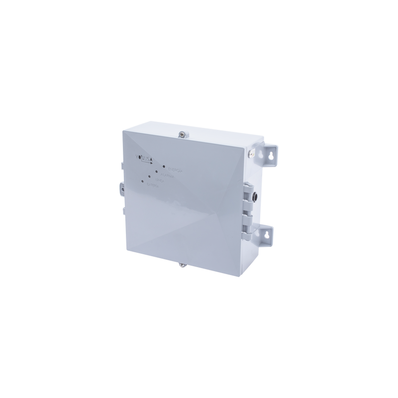 Energizador con tecnología SMT de 12,000Volts-1Joule/ 2500Mts Lineales de Protección / Cercas Electrificadas