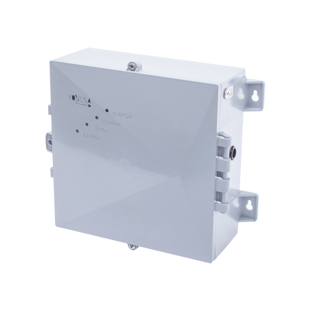 Energizador con tecnología SMT de 12,000Volts-1Joule/ 2500Mts Lineales de Protección / Cercas Electrificadas