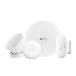 Kit de Alarma Inalambrico / Incluye: 1 Hub, 1 Sensor PIR, 1 Contacto Magnético y 1 Smart Boton / Configuración y Visualizació