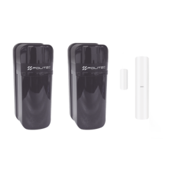 Detector Fotoeléctrico (A baterías) / 0 Falsas Alarmas / Alcance de 60m de Exterior y 350m en interior / Fácil Alineación / 