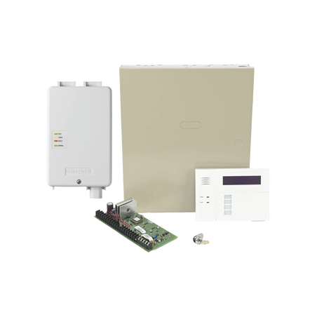 Kit de alarma VISTA48LA con Teclado Alfanumérico con receptor inalámbrico y Comunicador GSM LTEXA