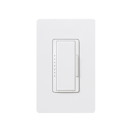 Atenuador (dimmer) un solo polo / multilocacion 120V /INC 1000W / 800W MLV, color blanco No requiere neutro.