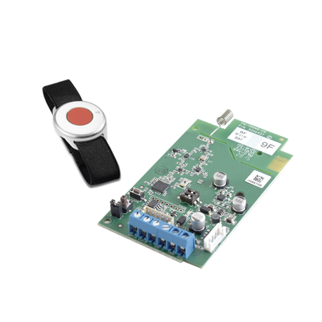 Kit de Transceptor Inalámbrico 916MHz. 2 Vías y Botón de Pánico compatible con panel Crow