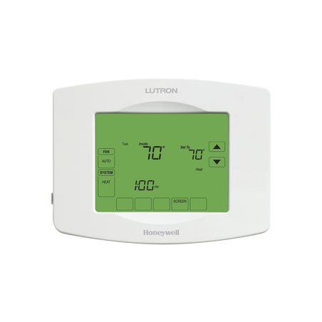 Termostato Touchpro inalambrico, para el control de clima, se integra a soluciones LUTRON RadioRa2/RA2 Select.