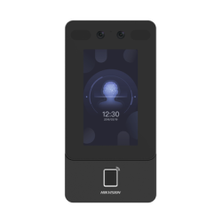 Terminal Min Moe PoE & WiFi de Reconocimiento Facial y Huella con Lector PROX EM / Exterior IP65 / Hasta 1.5 mts en Lectura de R