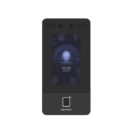 Terminal Min Moe PoE & WiFi de Reconocimiento Facial y Huella con Lector PROX EM / Exterior IP65 / Hasta 1.5 mts en Lectura de R