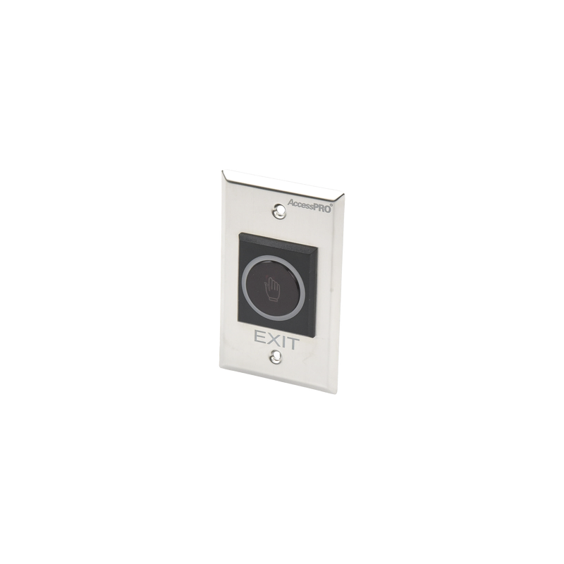 Botón de Salida sin Contacto/ Sensor IR / Iluminado / Normalmente Abierto y Cerrado / Distancia Ajustable de Detección