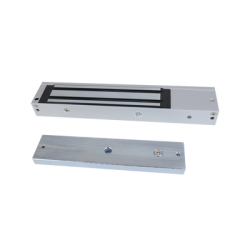 Chapa Magnética de 600 Lbs (272 Kg) / Montaje en Puerta Normal / Certificado CE / Uso en Interior / Magnetismo Anti-residual