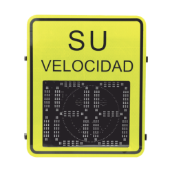 Radar Medidor de Velocidad de 3 Dígitos / Doble salida de Relevador / Tarjeta Micro SD / Puerto de red TCP IP / Detección de E