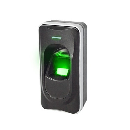 Lector esclavo / Huella Digital / Lector de Tarjetas de Proximidad / RS-485 / Interior y Exterior / Requiere Panel de Control de