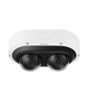 Camara Multi sensor IP 6MP x 2 CH con Inteligencia Artificial / Lente Mot. 3.54 a 6.69mm / WDR 120dB / H.265 / RanuraSD / Protec