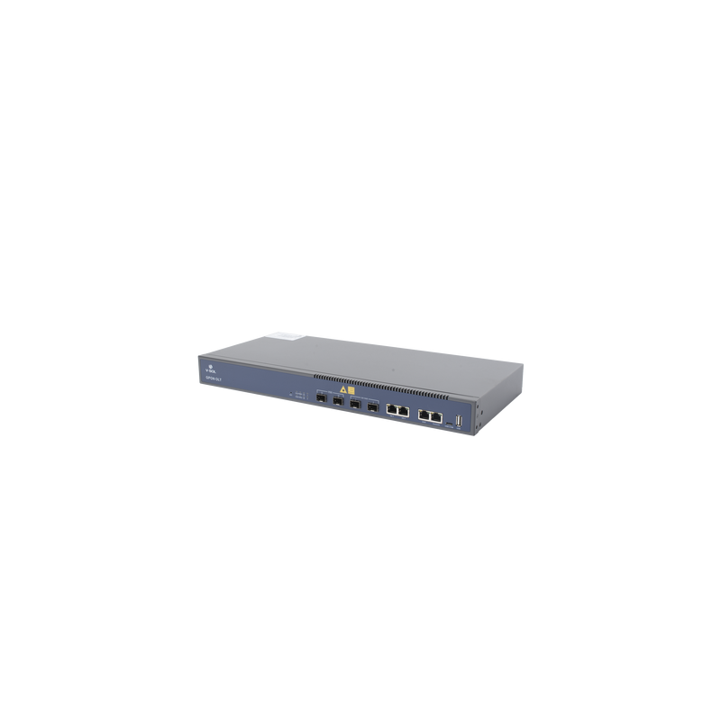OLT de 2 puertos GPON + 4 puertos Uplink (2 puertos Gigabit Ethernet + 2 puerto SFP/SFP+) , hasta 256 ONUS