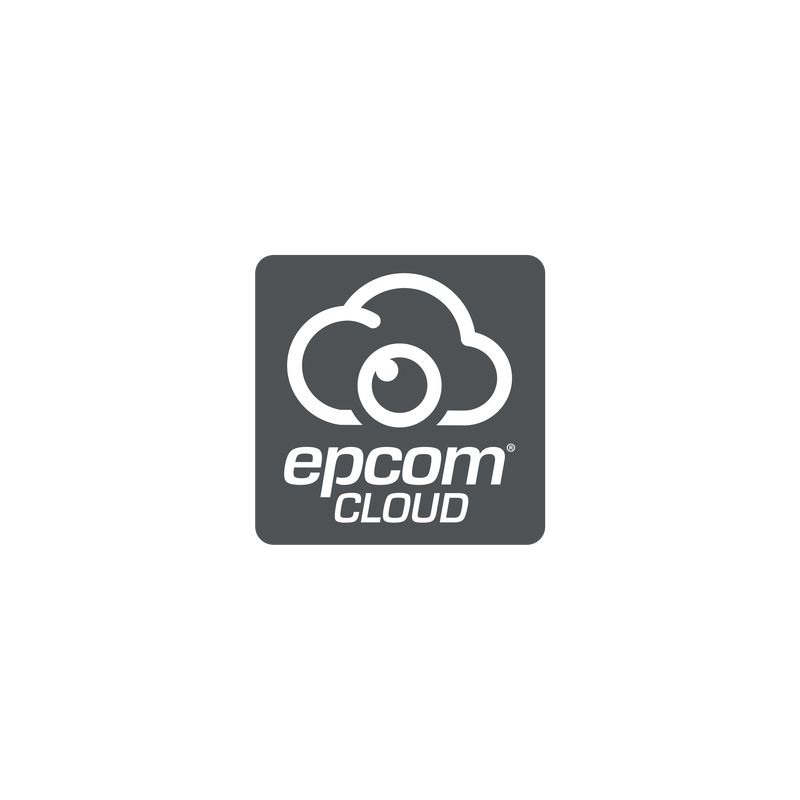 Suscripción Anual Epcom Cloud / Grabación en la nube para 1 canal de video a 4MP con 7 días de retención / Grabación por de