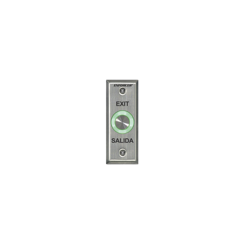 Botón de Salida con Aro Iluminado Color Verde y Rojo / IP65 / Buzzer / Función Toggle (Enclavado) / Temporizador / Relevador N