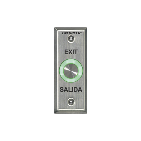 Botón de Salida con Aro Iluminado Color Verde y Rojo / IP65 / Buzzer / Función Toggle (Enclavado) / Temporizador / Relevador N