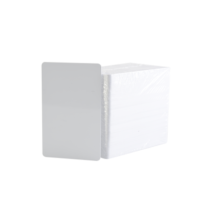 Paquete de 500 Tarjetas UltraCard 10 milesimas Grosor/ Adhesivas/ Imprimibles por un sólo lado / Para pegar sobre tarjetas/ CR8