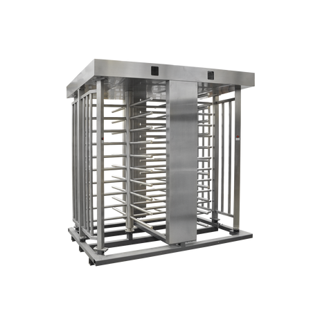 Torniquete Doble / Cuerpo Completo / Interior/Exterior / 100% Acero Inoxidable / Acabado de Lujo / Alto Tráfico
