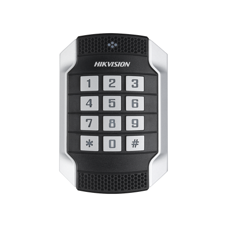 Lector de Tarjetas MIFARE y Contraseñas / Wiegand W26 - W34 y RS-485 / IP65 / IK10 / Estetico y Facil de Utilizar / Indicador L