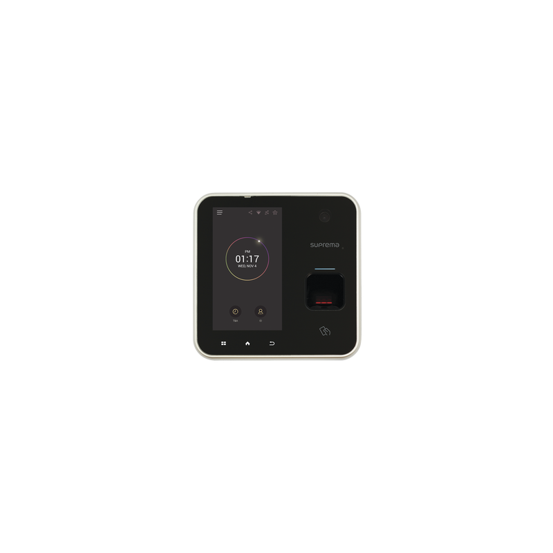 BioStation A2, Lector de Huella con Teclado Touch, Pantalla LCD 5", WiFi, PoE y Lector 125kHz EM