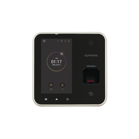 BioStation A2, Lector de Huella con Teclado Touch, Pantalla LCD 5", WiFi, PoE y Lector 125kHz EM