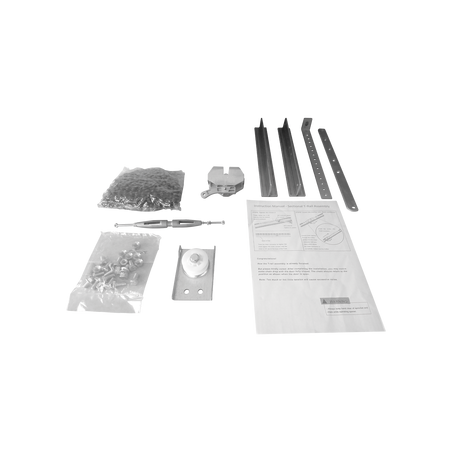 Kit de Riel tipo T / 3mts / Compatible C / Motor ACCESSFORCE / FS1000APPRT / Incluye 3 secciones de riel / 2 Coples / 6 mts de c