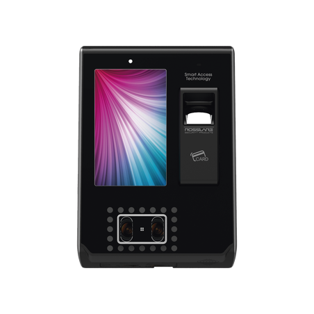 Lector biométrico de Huella y reconocimiento Facial con lector de Proximidad de 125Khz tipo EM y Mifare (13.56 Mhz)