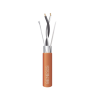 Carrete de 305 Metros (1000 Pies) / Cable 2 x 18 AWG / Color Naranja / Blindado / Plenum / Trenzado para Aplicaciones de Transmi