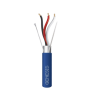 Bobina de 305 Metros (1000 Pies) de Cable 3 x 18 AWG / Plenum / BLINDADO / Tipo FPLP, CMP, CL3P / Color Azul / Para Aplicaciones