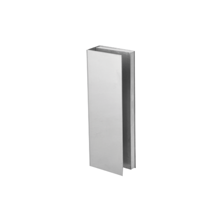 Montaje "U" para Puertas de Vidrio/ 3/4" de Grosor/ Para Chapas Magnéticas de 1200 lbs./ Ajuste por Opresores