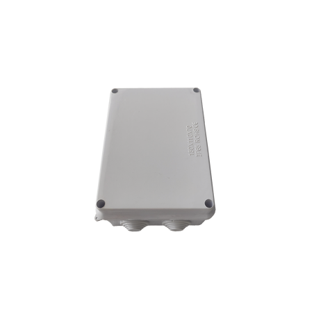 Caja de Conexiones Impermeable IP65, 10 Entradas, Dimensiones 150 x 110 x 70 mm, para Instalaciones Industriales, Comerciales y 