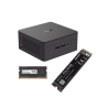 Kit / Mini PC NUC Barebone / Core i5 -1340P (13 Gen) / WiFi 6 y 2.5 GbE / Bluetooth / 16 GB RAM / 512 GB SSD / Sin S.O. / 4 Moni