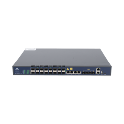 OLT de 16 puertos GPON con 8 puertos Uplink (4 puertos Gigabit Ethernet + 4 puertos SFP / puertos SFP+) hasta 2,048 ONUs