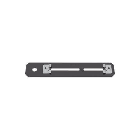 Soporte de Montaje a Techo, para Canaletas FiberRunner 4X4 o 6x4, Uso con Varilla Roscada de 0.5 in, Color Negro