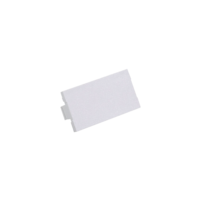 Módulo de Tapa Ciega (Inserto Ciego), de 1/3, Color Blanco Mate, 1 Pieza