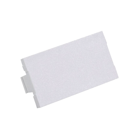 Módulo de Tapa Ciega (Inserto Ciego), de 1/3, Color Blanco Mate, 1 Pieza