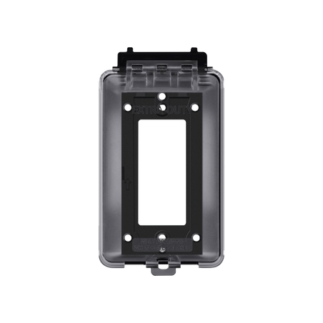 Caja Protectora de Contactos para Exterior / Policarbonato de Alto Impacto / Protección NEMA 3R / 127V 15A 60Hz / Tapa Transpar